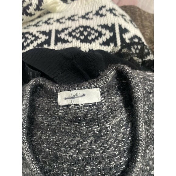 JOIE Wool Fringe Jacket Sweater Full Zipper Women's Medium Knit - Picture 4 of 5